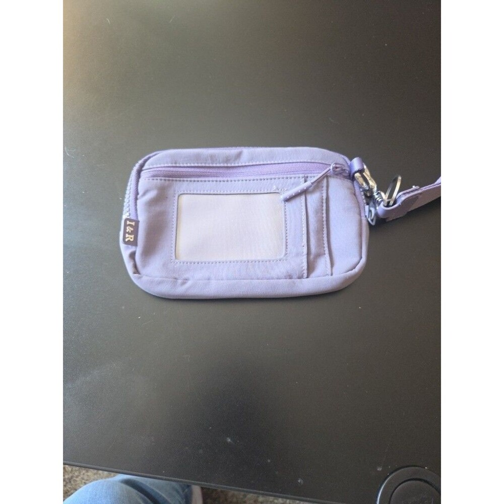 Iris And Rainbow Purple Wristlet Wallet With Card Slots 2nd Generation